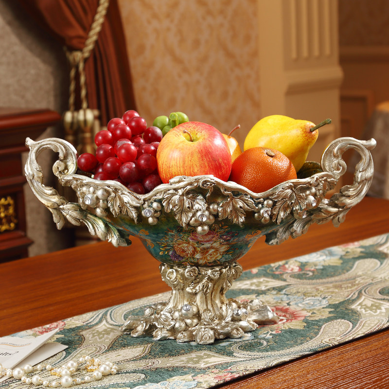 European-style fruit disk home decoration living room tea Quantity Creative Renaissance gifts decorated Joe relocated fruit disc