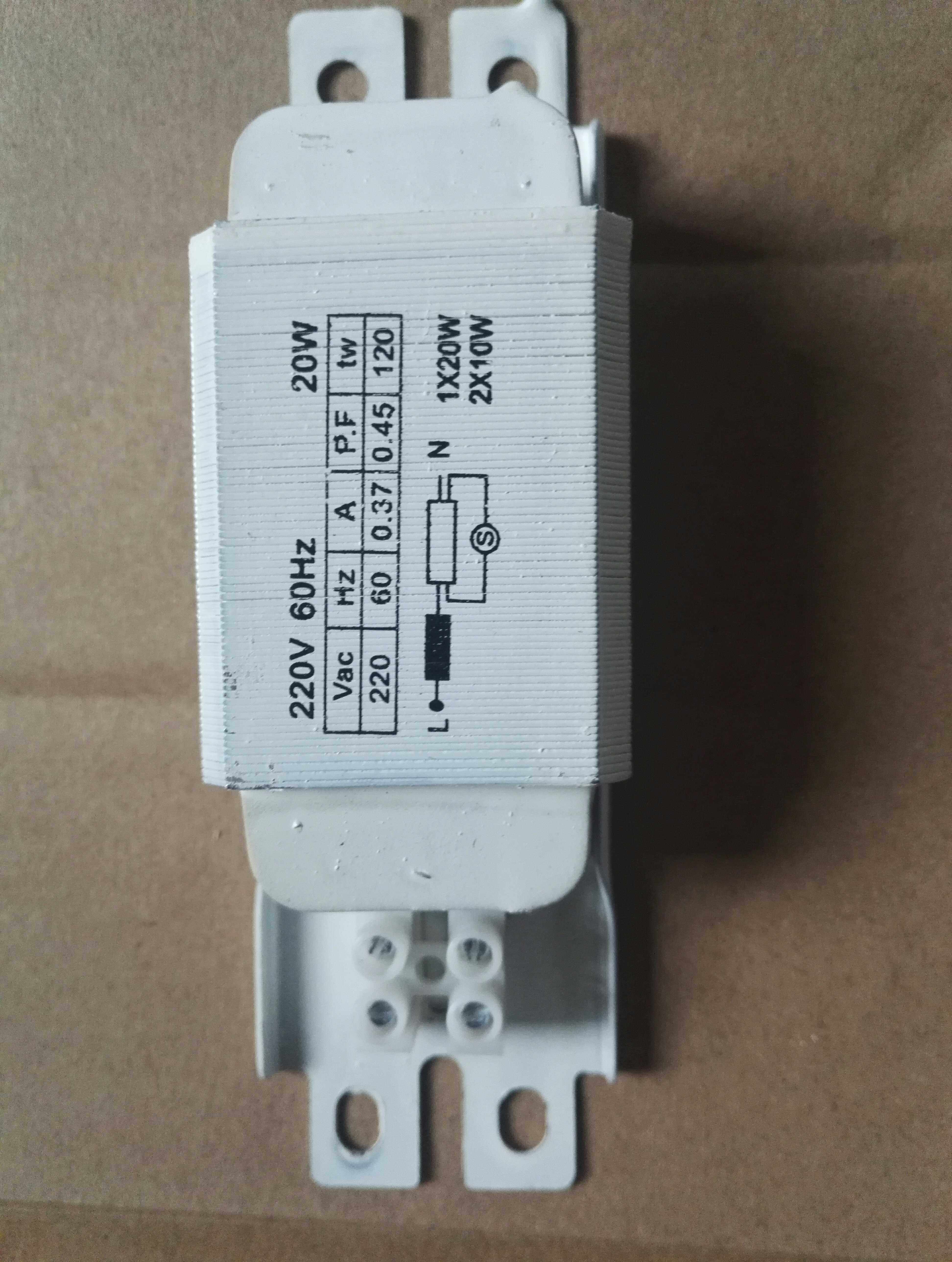 220V 20W 60HZ ballast