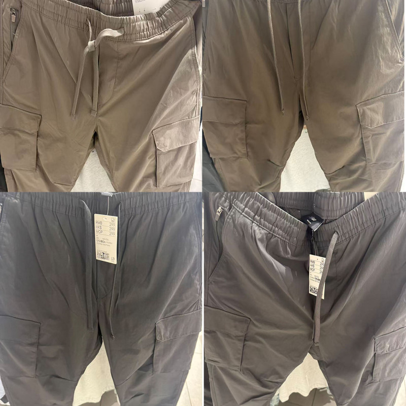 Authentic Men's Clothing from the Store, 2026 Fashion Summer Wear, Solid Color, Comfortable Standard Fit Work Pants 1341429, Free Shipping