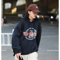 cityboy winter plus velvety womens hat boarder loose 100 hitch-style retro-printed coat bf