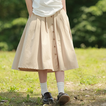 Upright Walking Half Body Skirt Woman Summer High Waist Tooling Skirt Day Tying 100 lap comfort a big skirt hem Hem Slim Fit