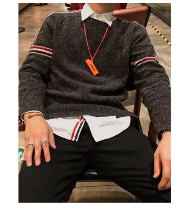 2019 mới tb vòng cổ áo len len áo len cashmere nam và nữ mùa đông hippocampus áo len nữ - Áo len Cashmere shop áo thun nam