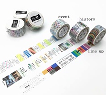 Full roll mt tape 10th anniversary linear up Events History three optional please see details