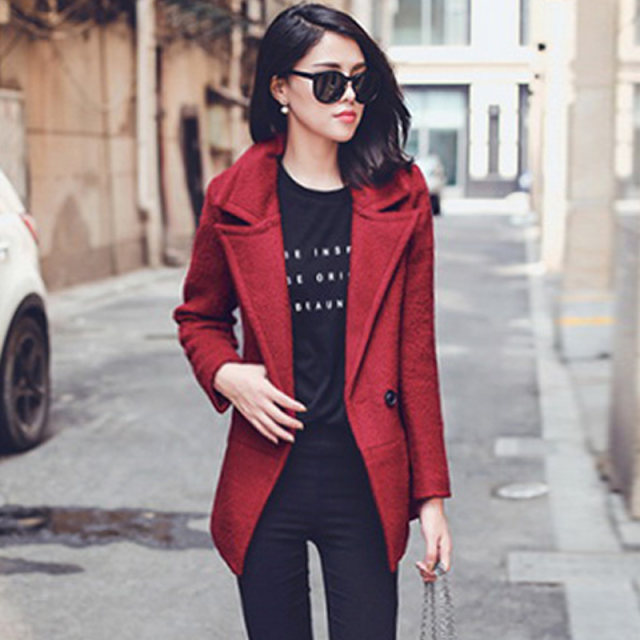 Shen Yidu 2021 autumn new women's autumn and winter clothing autumn and winter medium and long woolen coat coat Y592