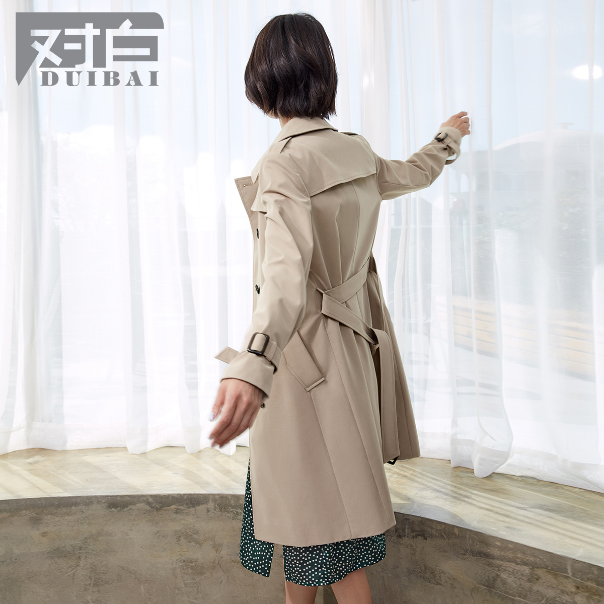 Trench pour femme en Polyester - Ref 3227151 Image 4