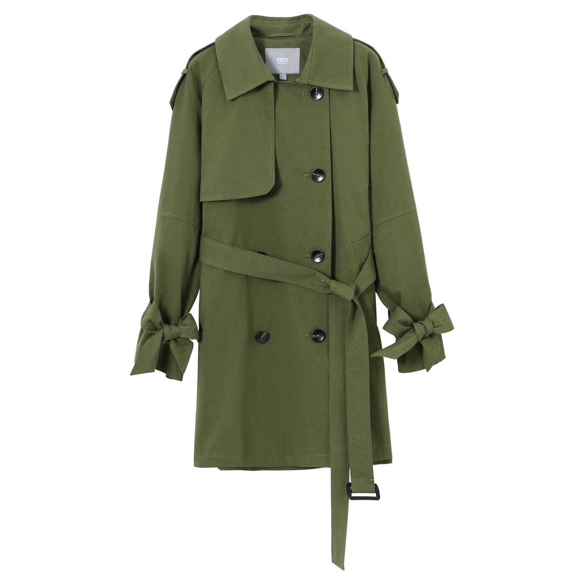 Trench pour femme en Coton - Ref 3226416 Image 5