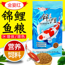  Golden feast red koi fish food snapdragon fish lion head fish food carp silver carp cold water fish feed nutrition enhancement