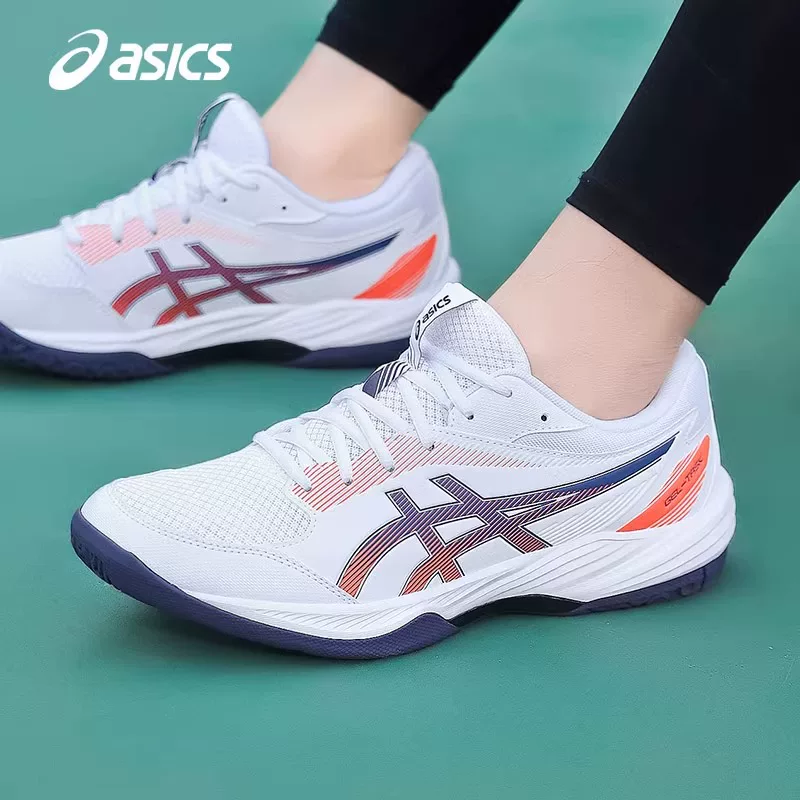 Кроссовки для волейбола Asics мужские GEL-TASK 4 официальная сетчатая дышащая обувь с упругой амортизирующей подошвой противоскользящие кроссовки для мужчин