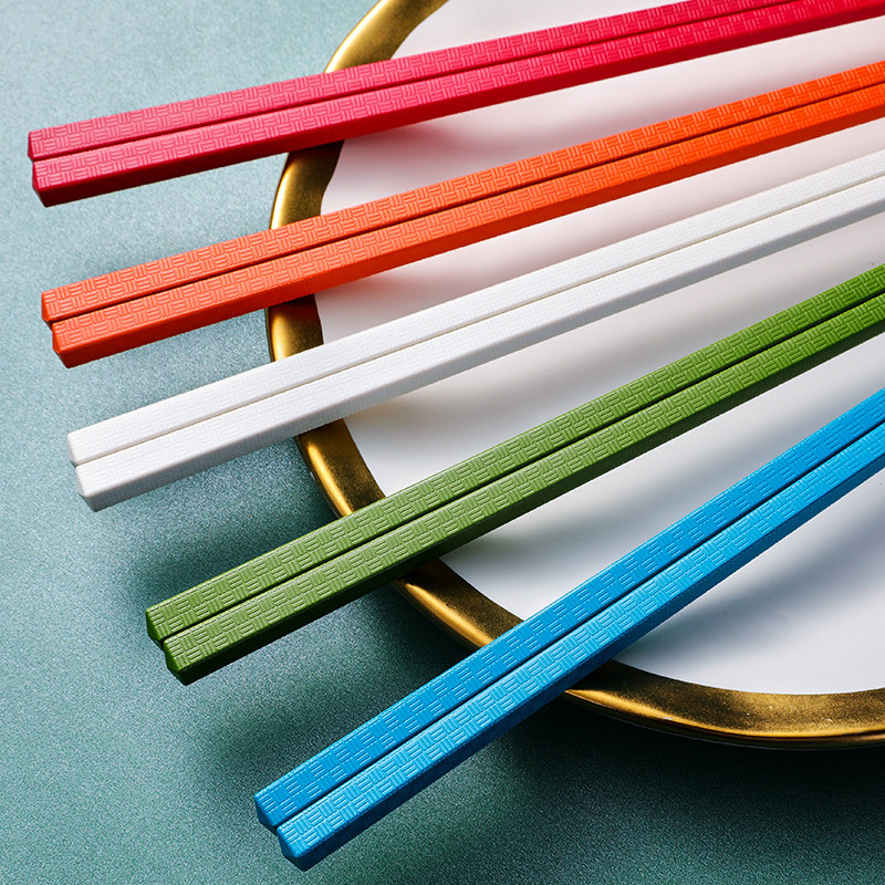 Tang Zong chopstick alloy chopsticks children one person a chopstick family dedicated to high temperature resistant and mildew-proof sub-meal quick