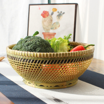 Round Bamboo Basket Fine woven basket Bouquets Bamboo Woven Bamboo Basket Bamboo Basket Bamboo Basket Old Vintage