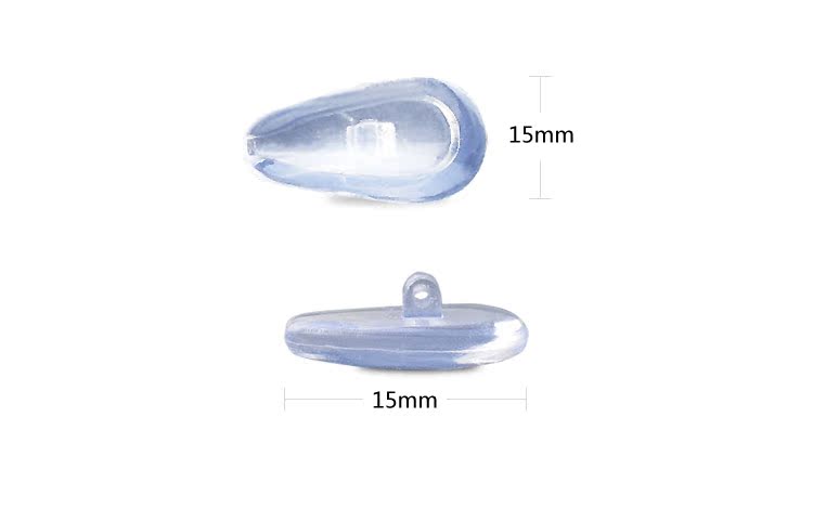 Kính phụ kiện túi khí đệm đệm mũi siêu mềm kính khung khung mũi gương hỗ trợ cuống silicone nhập khẩu - Kính khung kính giả cận