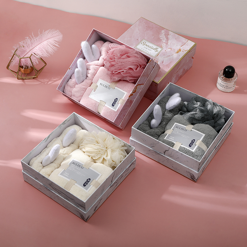 Marriage with hand ceremony, bridesmaid wedding bride practical best man towel bath towel three-piece set with hand gift