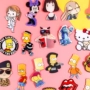 Nhật Bản và Hàn Quốc Simpson Crazy Animal City Phim hoạt hình dễ thương SpongeBob Trâm Hàn Quốc Huy hiệu acrylic Pin ghim cài áo sơ mi nam