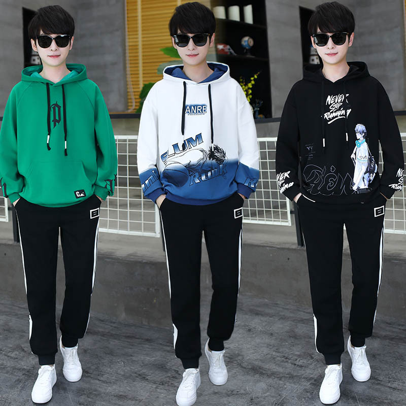 Spring and Autumn Long-Sleeved T-Shirts for Teenagers, Boys' Sweatshirts, High School and Junior High School Students' Men's Clothing, Big Children's Handsome Sports Suits Spring and Autumn Long-Sleeved T-Shirts for Teenagers, Boys' Sweatshirts, High School and Junior High School Students' Men's Clothing, Big Children's Handsome Sports Suits