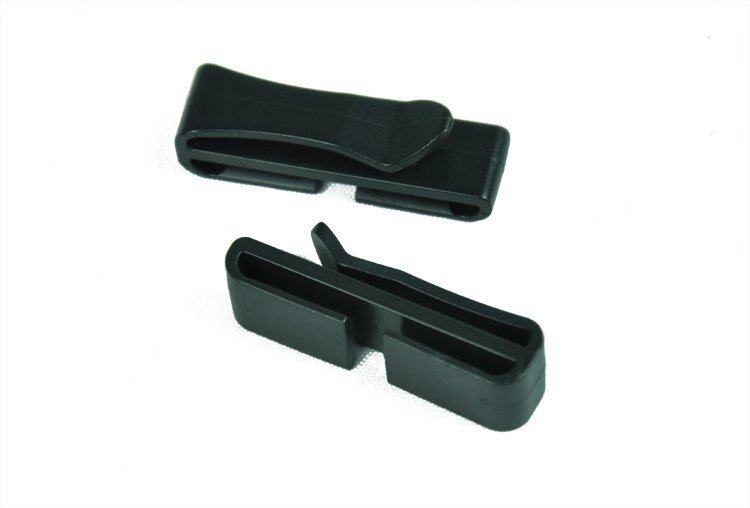 2 5cm 4cm 25mm 25mm 4mm black webbing clips Covered Bag Accessories Webbing connection buckle intake clip