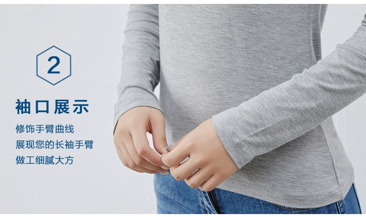 Mùa xuân phương thức chạm đáy áo sơ mi nữ dài tay cổ tròn bên trong mùa hè mỏng phần Áo sơ mi mỏng size lớn áo thun màu hoang dã áo phông trơn