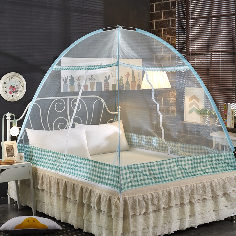 Beddani yurt muỗi sinh viên lắp đặt miễn phí khóa kéo loại 1,8m giường đôi 1,2 mét màn giường ngủ