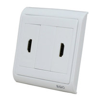 Beiqiao N86-903 600K 623 600K dual HDMI solderless twist socket audio and video multi-function wall plug