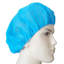 Thickened disposable hat 35g non-woven headgear 30g beauty dustproof round hat mushroom cap working protective cap