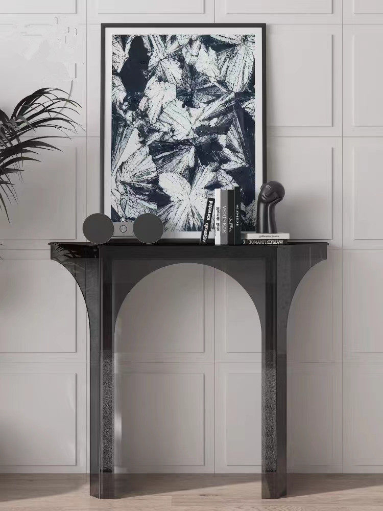 The Willy-style Light Extravaganza of the modern simplicity of the modern minimalist entrance to the family The Wall Narrow Decorative Shelf Creative Genguan Table-Taobao