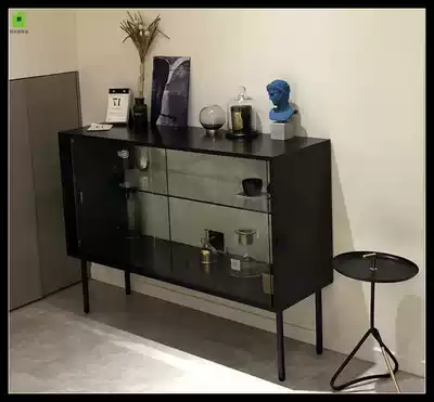 Modern minimalist wine cabinet display cabinet display cabinet Cabinet Nordic glass cabinet custom model room dining room tea cabinet