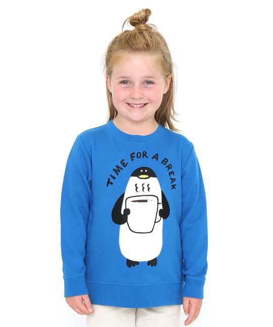 D5-03 Japanese trendy brand G children's cotton cute penguin embroidery long-sleeved sweater