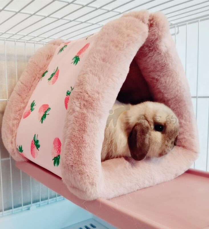 Rosewood Same Strawberry Triangle Heating Channel Round Tunnel Rabbit Holland Pig Winter Warm Tunnel