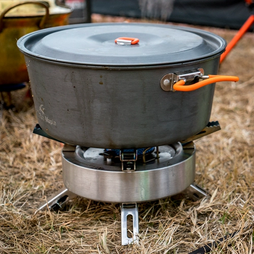 Огненная кленовая печь Оптимальная портативная дикая порта горячий котел. Проницаемый газовая плита дикая огненная плита газо