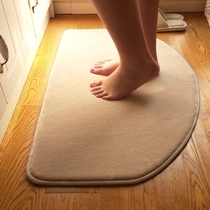 Semi-circular bathroom absorbent mat door mat foyer shower room bathroom door mat home Mat toilet floor mat