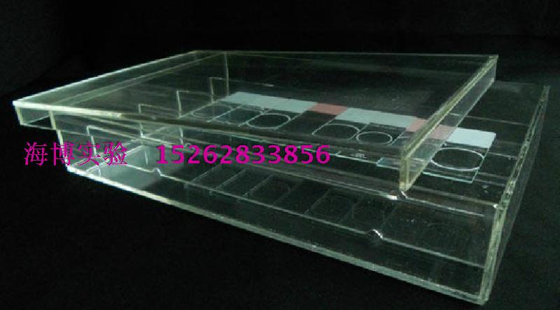 海博实验室耗材  10片装载玻片湿盒透明色 有机玻璃免疫组合湿化