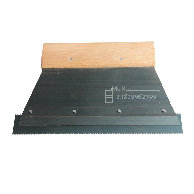 PVC plastic floor installation tools Glue scraper eraser board mother scraper ruler A2 sports floor brush glue tools