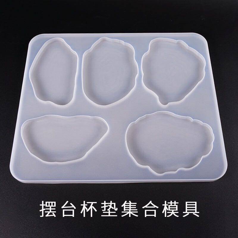 Fan's Handmade Diy Crystal Glue Mold Multifunction Swing Table Phone Holder Mold Cup Mat Silicone Molds