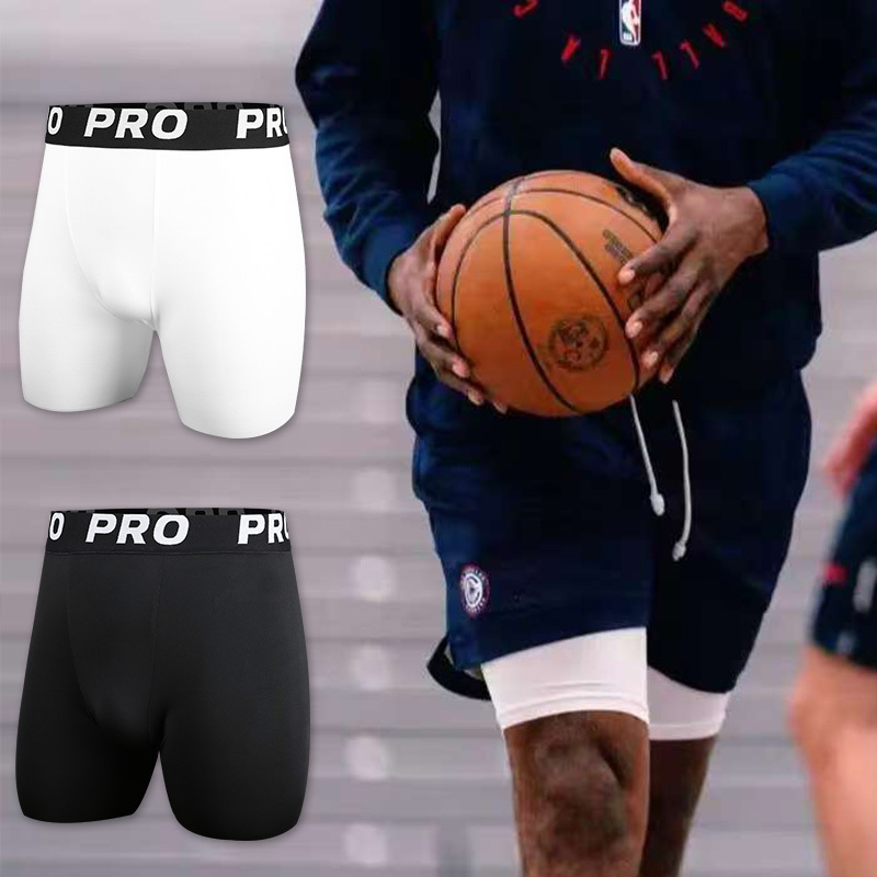 Men's Three-Point Basketball Training Quick-Drying Breathable Elastic Sports Fitness Three-Point Basketball Shorts Football Men's Tight-Fitting Tackle Shorts Men's Three-Point Basketball Training Quick-Drying Breathable Elastic Sports Fitness Three-Point Basketball Shorts Football Men's Tight-Fitting Tackle Shorts