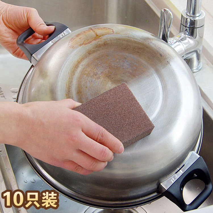 (Clearing) 10 diamond grinding pan bottom removal cleaning magic rubbing stainless steel dedigestion dedigestion