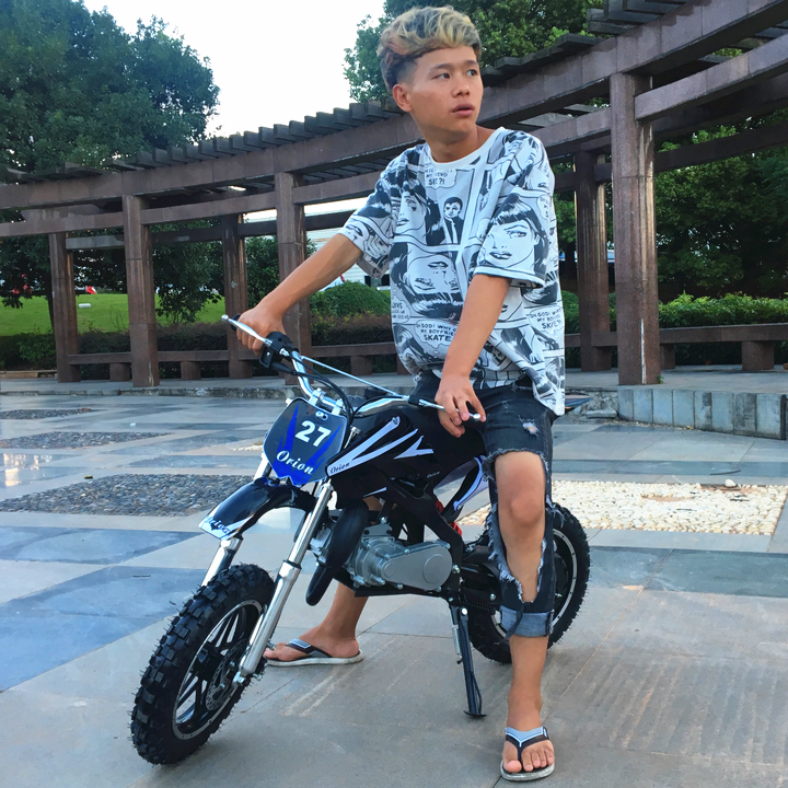 2020 New 49CC Mini Motorcycle Small Buggy Little High Race Kids Small Electric Vehicle Adult Medium Size