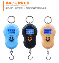 Home Mini weighing electronics says portable scales 50kg portable high precision spring scale express says Libra luggage