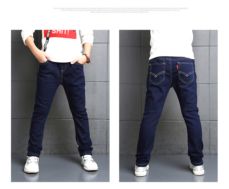 Pantalon garcon pantalon en denim en toile - Ref 2056555 Image 38