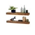 Bắc Âu set-top hộp rack tường hiển thị tăng kệ phân vùng từ gỗ rắn kệ tường kệ đơn giản - Kệ Kệ