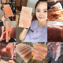 Installation and construction of sweat steam room wall salt brick Sweat steam room material Himalayan salt health bath room salt steam room salt brick