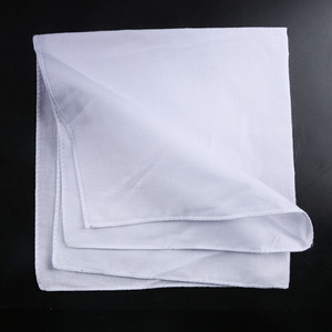Indigo Mud Tie-Dye Square Scarf, Small Handkerchief, Pure Cotton, Pure White, Thickened, Edge-Waxed, DIY Cold Dyeing, Pl