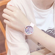 South Korea Ulzzang Original Juku Fashion Trends Soft-girl Teen Girl Watch Schoolgirl Han Edition Brief Cute Little Fresh