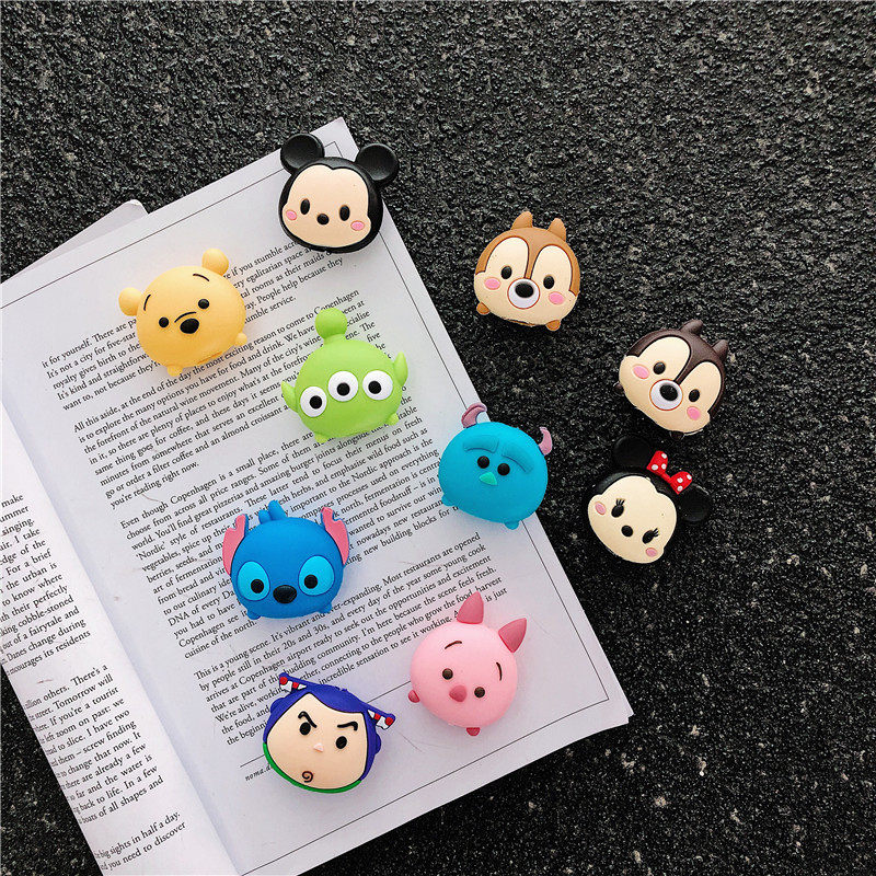 Cartoon suitable for Apple data cable protective sleeve anti-break Japanese Korean women's silicone cute cute personality creative