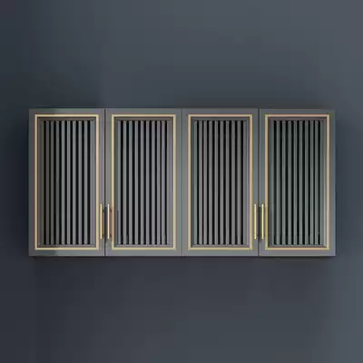 Aluminum alloy hanging cabinet space aluminum balcony hanging cabinet storage cabinet shoe cabinet wall cabinet custom