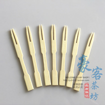 Disposable fruit fork Premium fruit fork Bamboo fruit fork Dessert fork Natural bamboo fruit stick