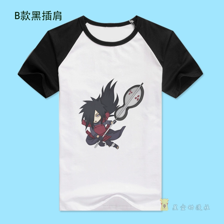 Uchiha sóng tại chỗ xung quanh quần áo Naruto t-shirt Anime ngắn tay áo Phim Hoạt Hình người đàn ông dễ thương và phụ nữ những người yêu thích quần áo