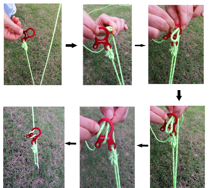 Lều ngoài trời tán phụ kiện dây rút cắm trại ốc gió dây khóa trượt khóa điều chỉnh khóa ô dây khóa leu cam trai