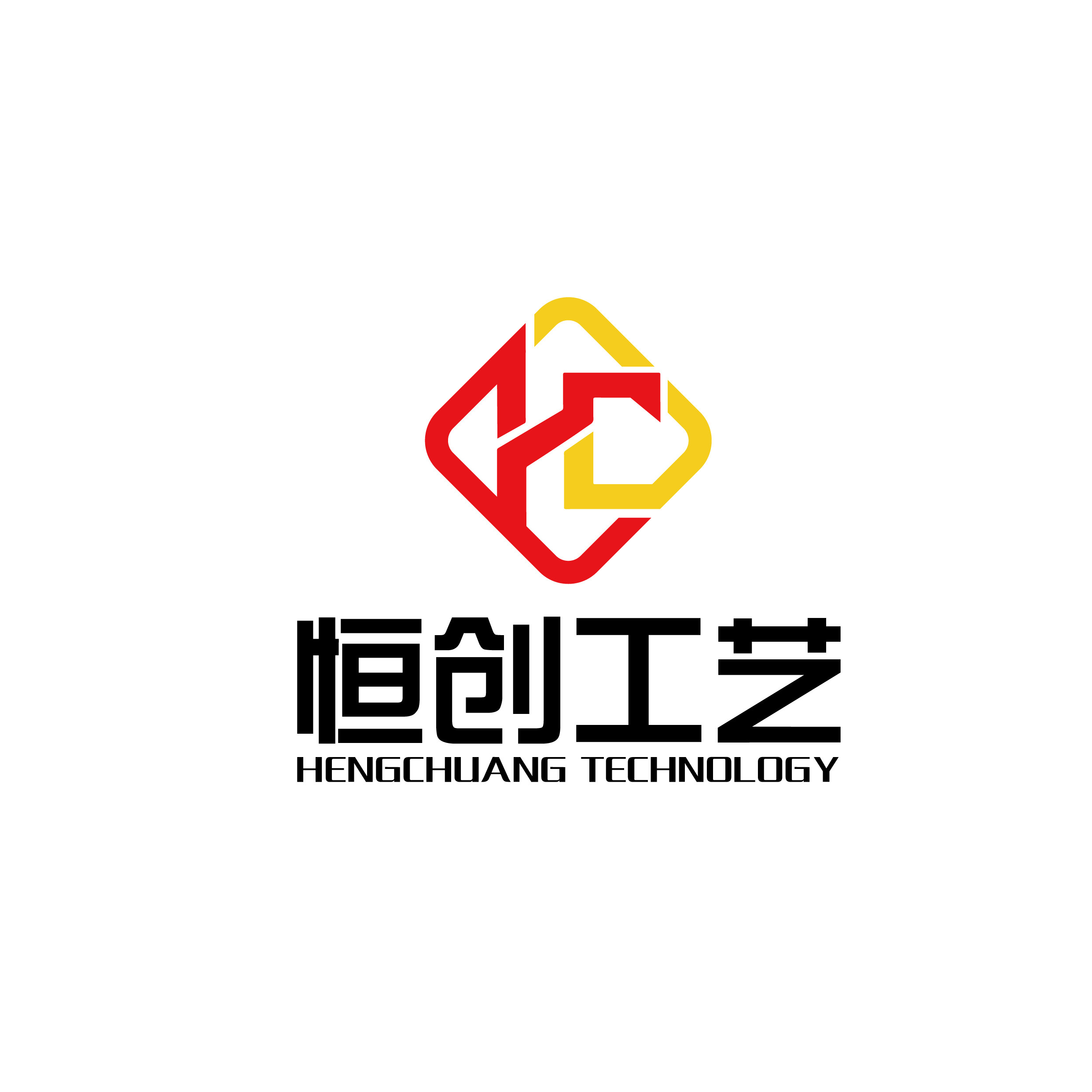 恒创亚克力工艺的LOGO