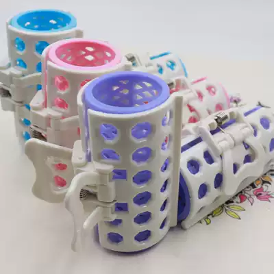 Lazy home does not hurt the hair inside the buckle plastic hair tube artifact air layer banghai pear flower roll hairdressing tools