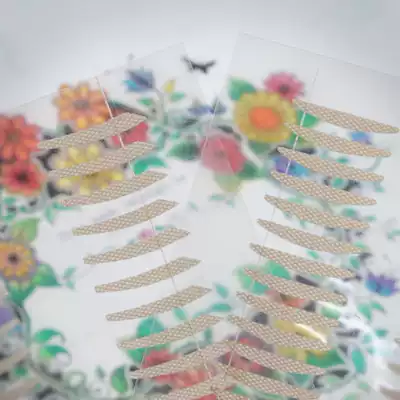 Small fine-tuning eye double eyelid stickers natural and invisible waterproof sticky good skin texture flesh color Net pattern