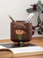 Держатель для ручек, коробка для хранения из натурального дерева, подарочная коробка, подарок на день рождения